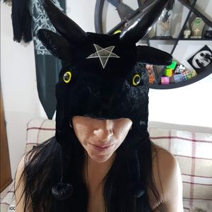 Baphy the Devil Goat Baphomet Satan polyester hat